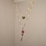 "Blooming Affection" Necklace Duo